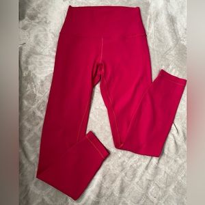 Lululemon align 25” leggings hot pink size 4